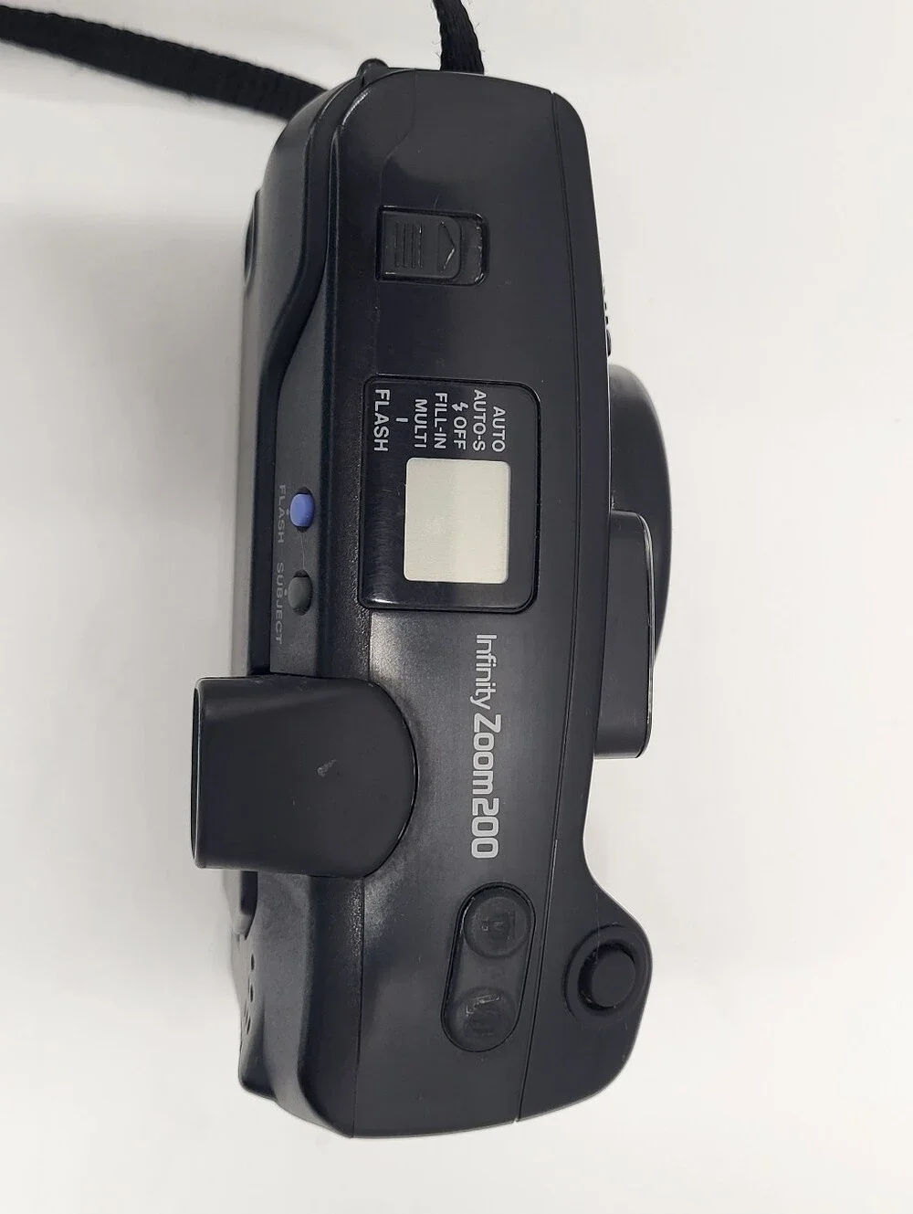 Olympus Infinity Zoom 200 35mm Film Camera With Flash Battery Tested  Works
